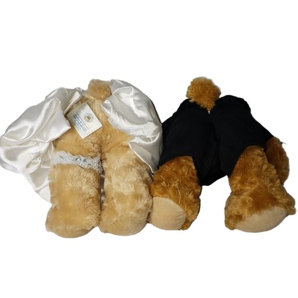 BUILD-A-BEAR WORKSHOP BRIDE AND GROOM BEARS - Picture 5 of 9